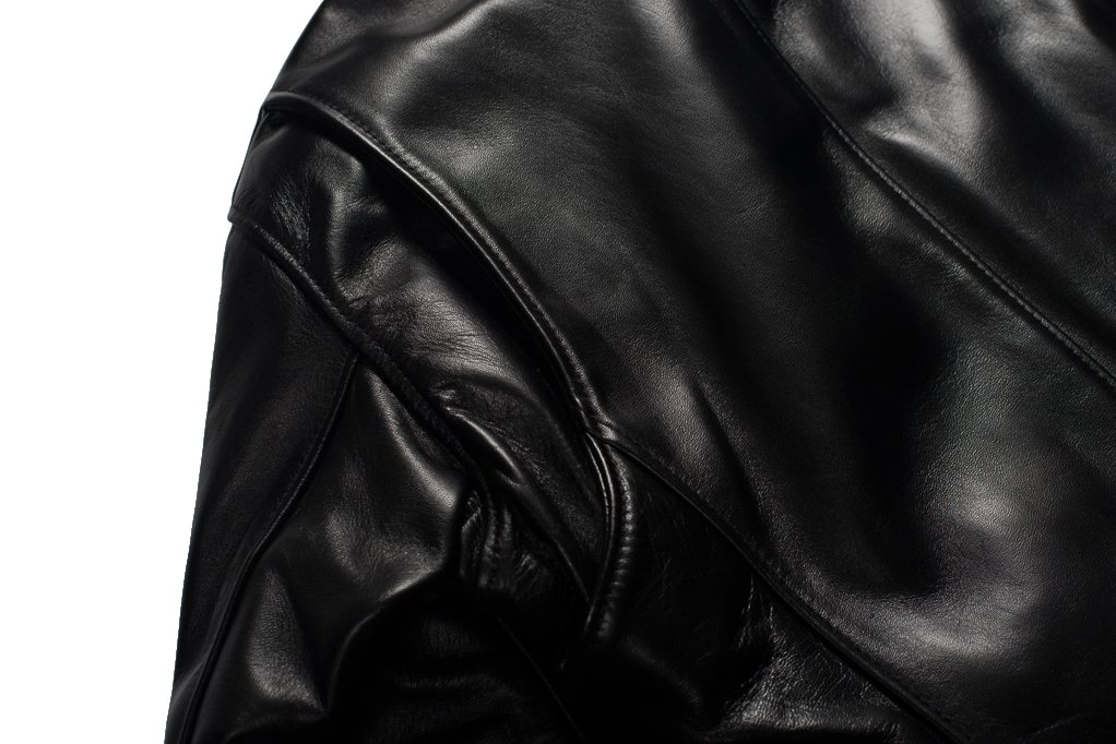 Iron Heart Horsehide Leather Jacket Black Battle Edition