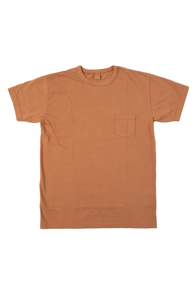 3sixteen Arcoíris Collection / Overdyed Pocket T-Shirt - Apricot