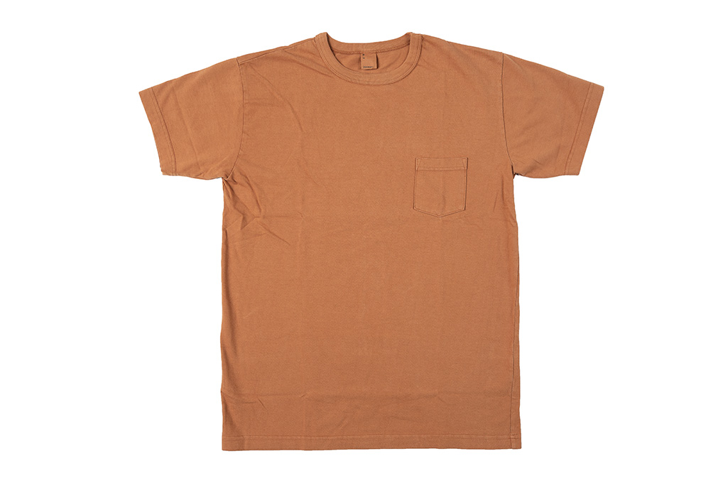 3sixteen Arcoíris Collection / Overdyed Pocket T-Shirt - Apricot