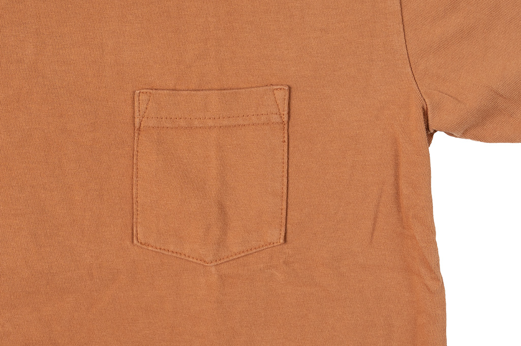 3sixteen Arcoíris Collection / Overdyed Pocket T-Shirt - Apricot