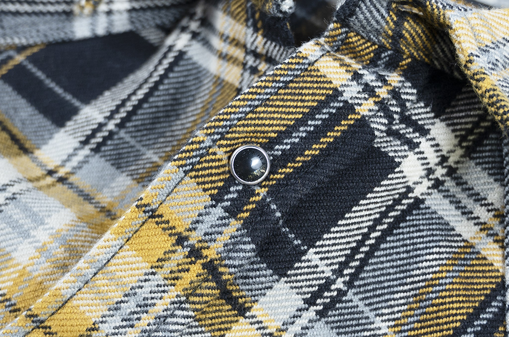 Iron Heart Ultra-Heavy Flannel - Crazy Check Yellow Iron Heart Ultra-Heavy Flannel - Crazy Check Yellow