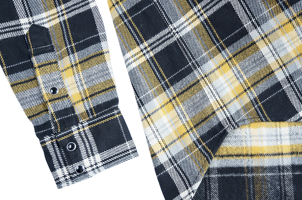 Iron Heart Ultra-Heavy Flannel - Crazy Check Yellow Iron Heart Ultra-Heavy Flannel - Crazy Check Yellow