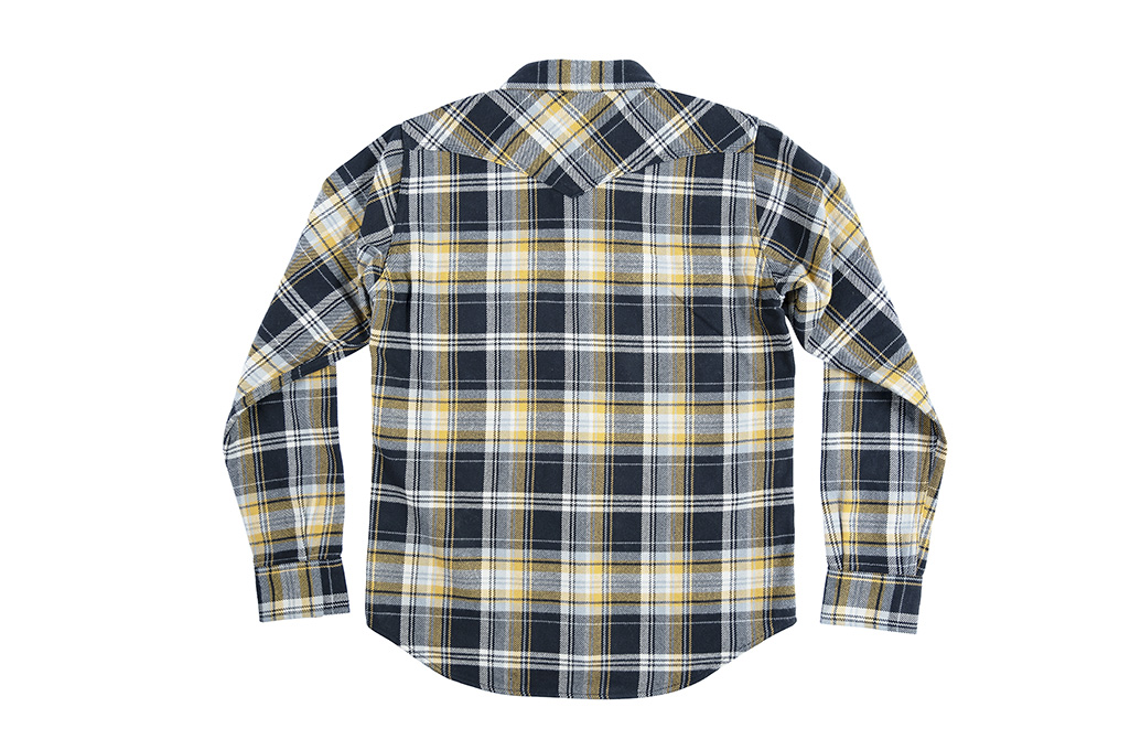 Iron Heart Ultra-Heavy Flannel - Crazy Check Yellow Iron Heart Ultra-Heavy Flannel - Crazy Check Yellow