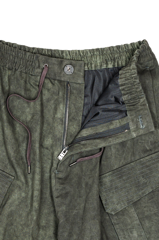 Devoa FUTURITY Double-Dyed Cargo Shorts - Deep Forest Devoa FUTURITY Double-Dyed Cargo Shorts - Deep Forest