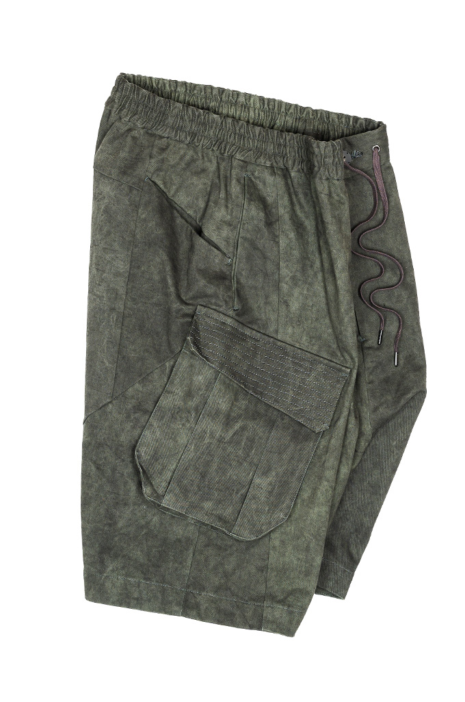 Devoa FUTURITY Double-Dyed Cargo Shorts - Deep Forest Devoa FUTURITY Double-Dyed Cargo Shorts - Deep Forest