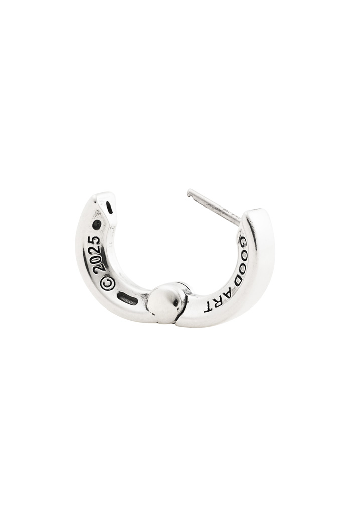 Good Art Sterling Silver Earring - Smooth Rondel Good Art Sterling Silver Earring - Smooth Rondel