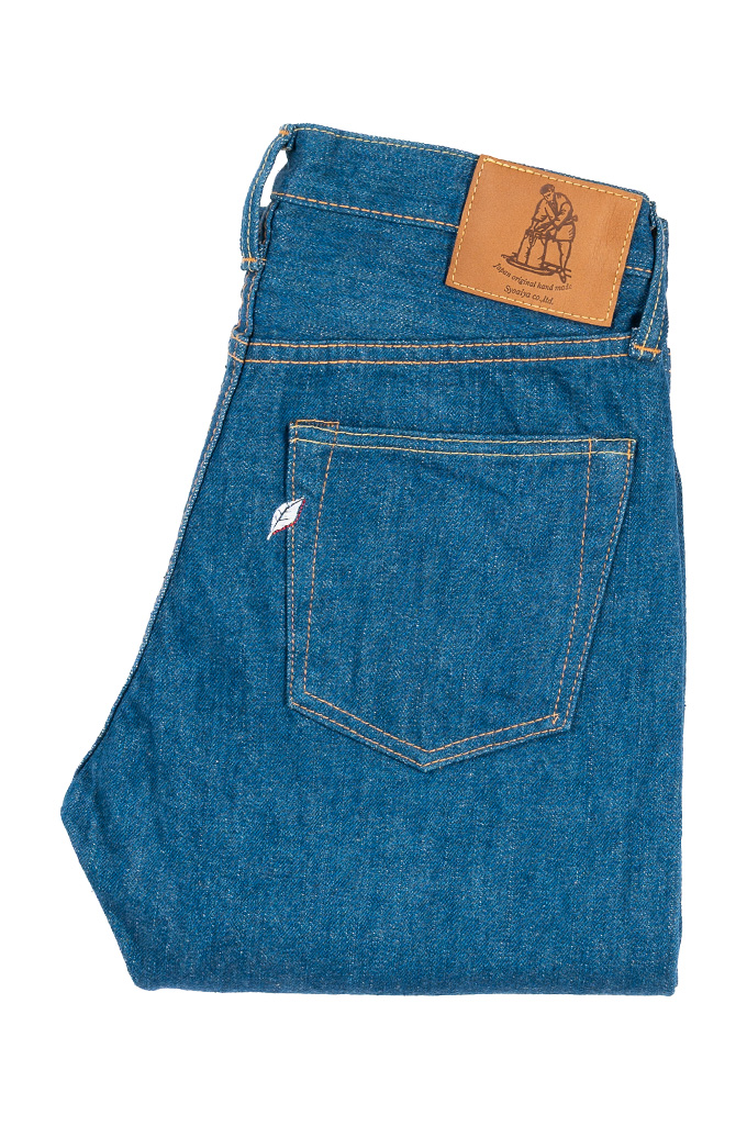 Pure Blue Japan GRE-019 14oz Greencast Indigo Denim - Straight Tapered Fit