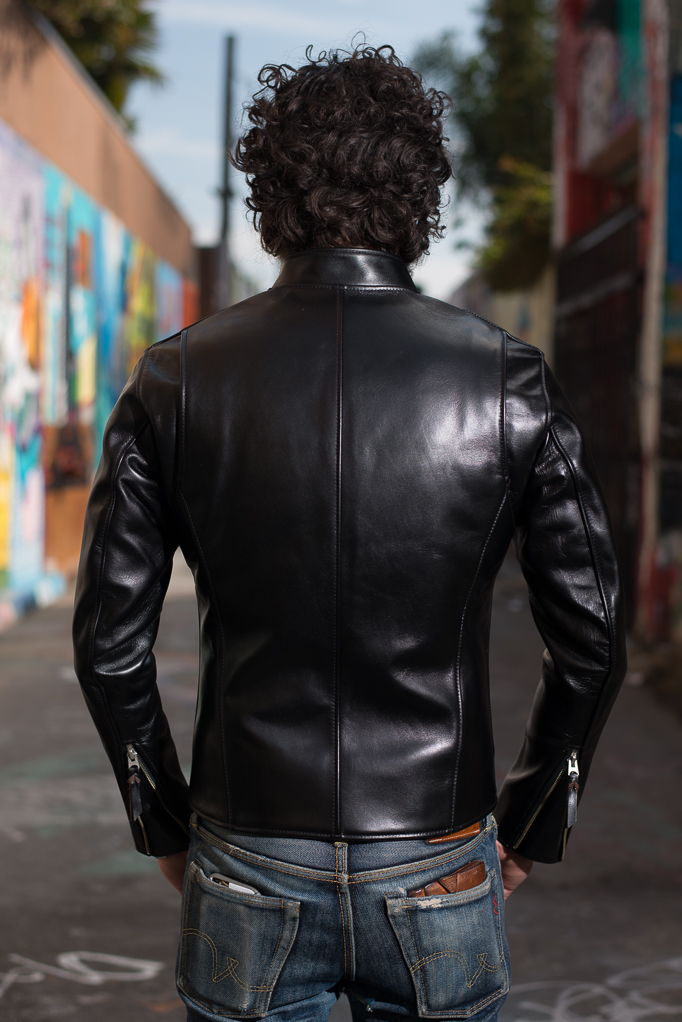 Iron Heart Horsehide Leather Jacket Black Battle Edition