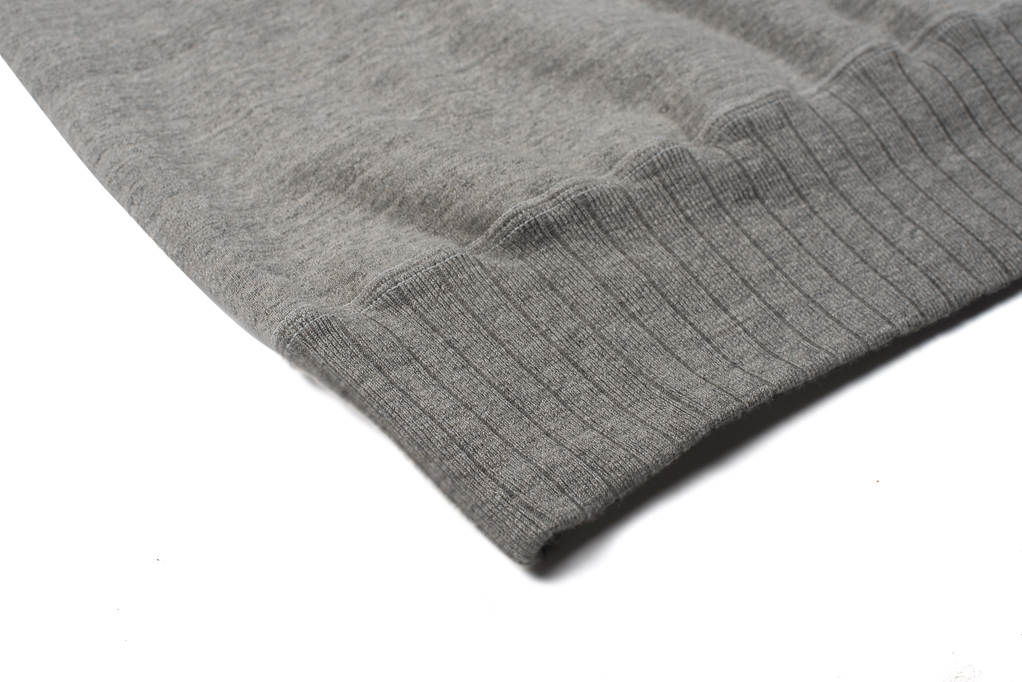 Studio D'Artisan Loopwheeled Crewneck Sweater - Gray