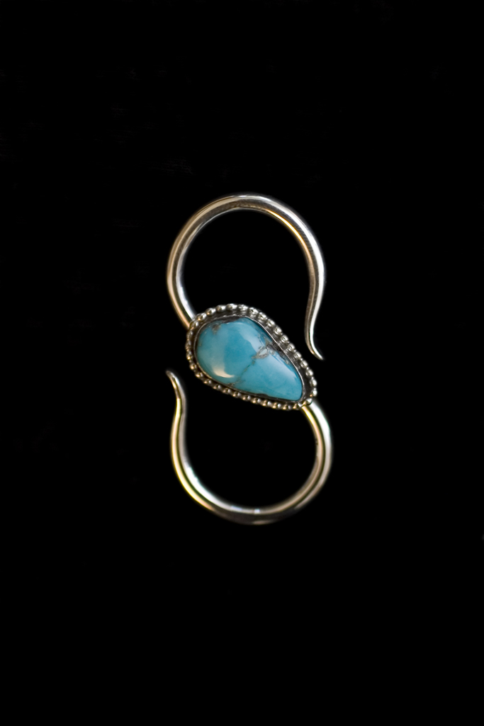 Self Edge Dale Keyhook w/Turquoise Self Edge Dale Keyhook w/Turquoise
